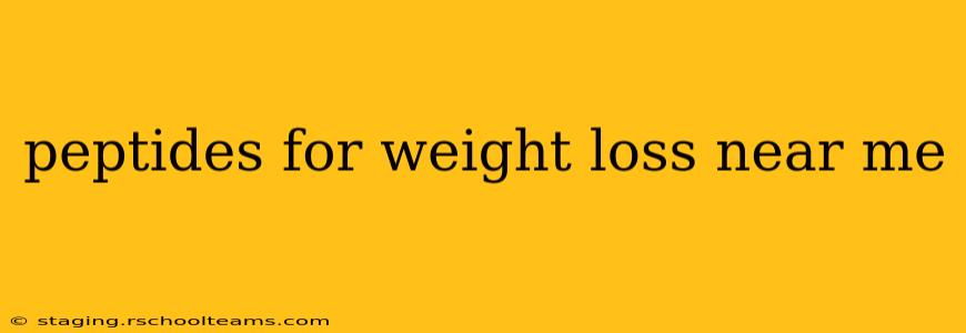 peptides for weight loss near me