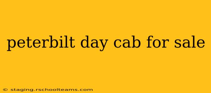 peterbilt day cab for sale