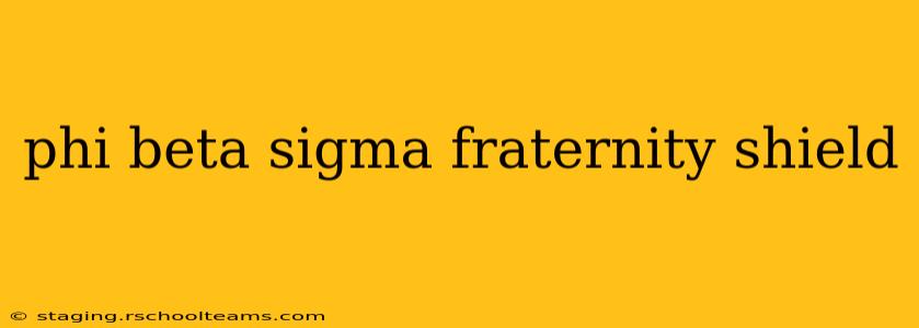 phi beta sigma fraternity shield