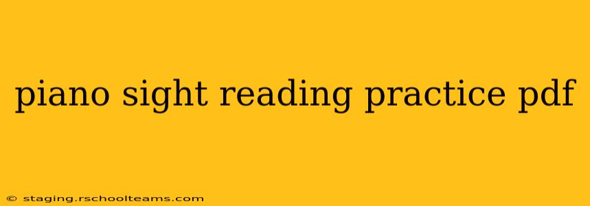 piano sight reading practice pdf