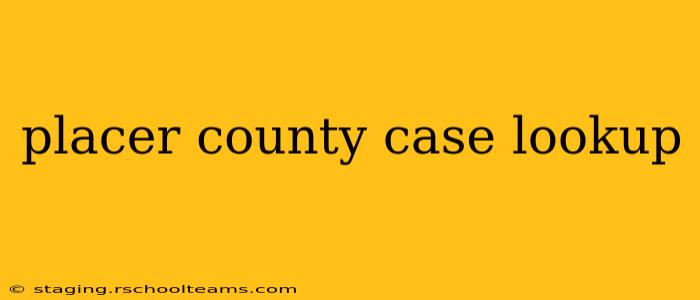 placer county case lookup