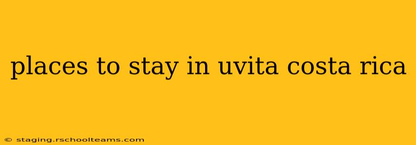 places to stay in uvita costa rica