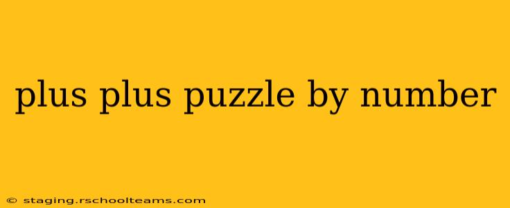 plus plus puzzle by number
