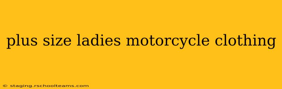 plus size ladies motorcycle clothing