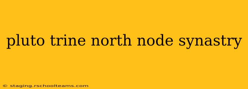 pluto trine north node synastry