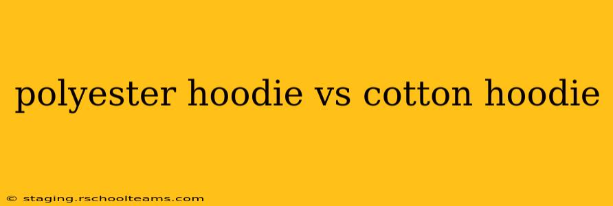 polyester hoodie vs cotton hoodie