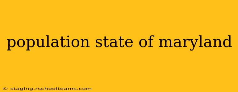 population state of maryland