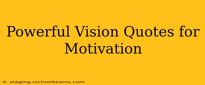Powerful Vision Quotes for Motivation