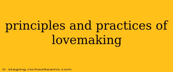 principles and practices of lovemaking