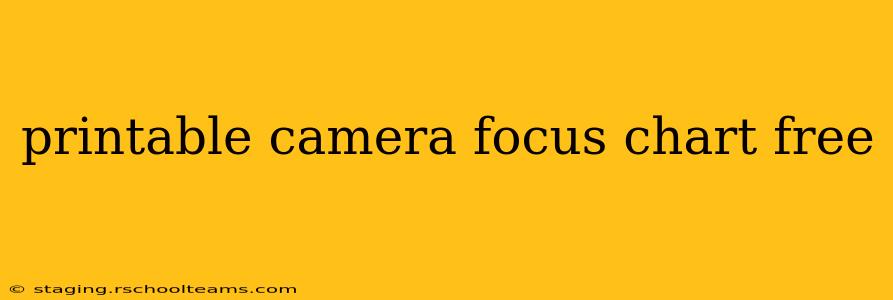 printable camera focus chart free