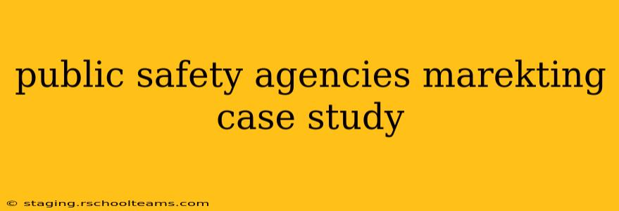 public safety agencies marekting case study