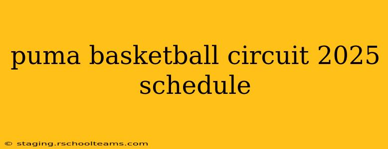 puma basketball circuit 2025 schedule