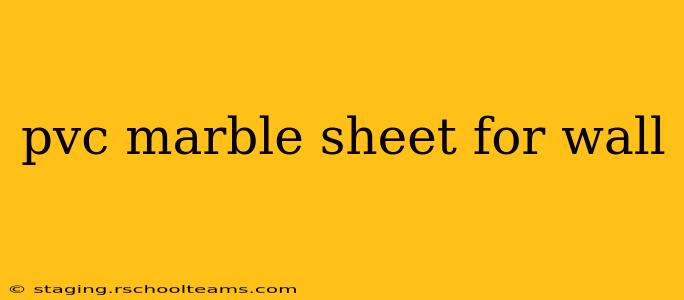 pvc marble sheet for wall