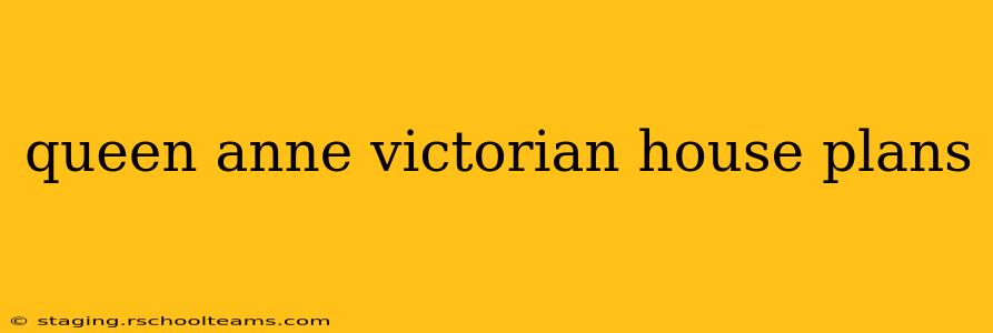 queen anne victorian house plans