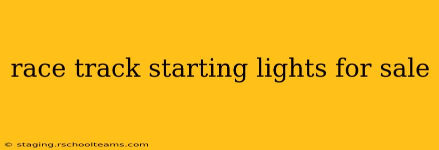 race track starting lights for sale