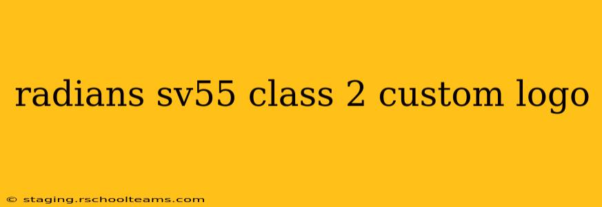 radians sv55 class 2 custom logo