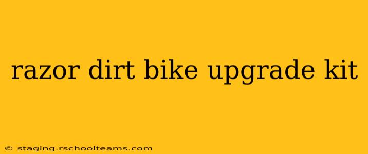 razor dirt bike upgrade kit
