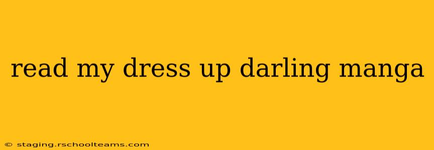 read my dress up darling manga