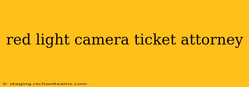 red light camera ticket attorney