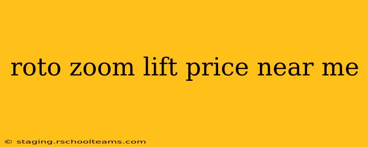 roto zoom lift price near me