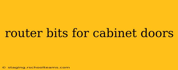 router bits for cabinet doors