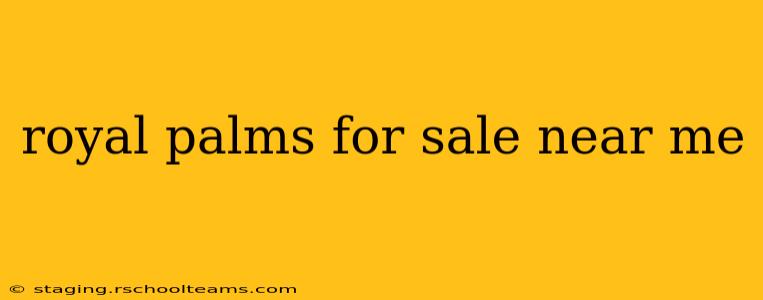 royal palms for sale near me