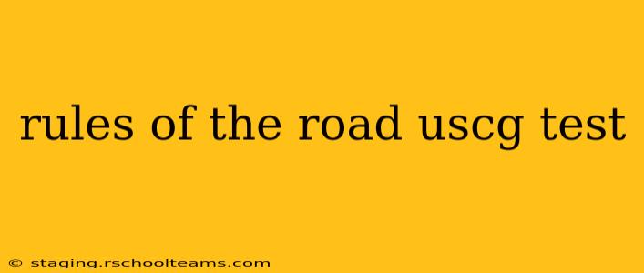 rules of the road uscg test