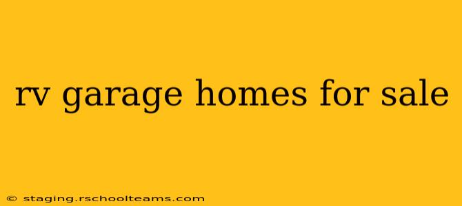 rv garage homes for sale