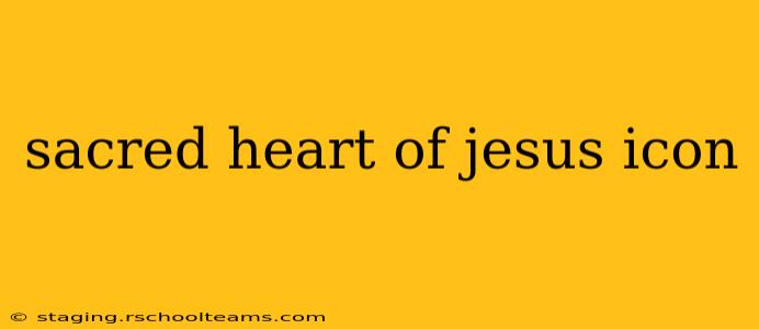 sacred heart of jesus icon