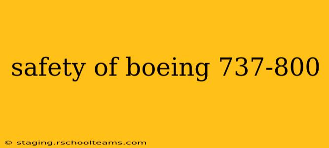safety of boeing 737-800