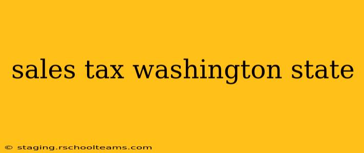 sales tax washington state