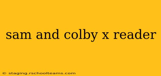 sam and colby x reader