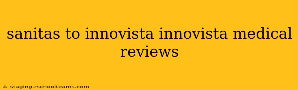 sanitas to innovista innovista medical reviews
