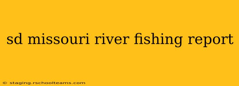 sd missouri river fishing report