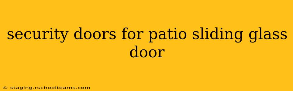 security doors for patio sliding glass door