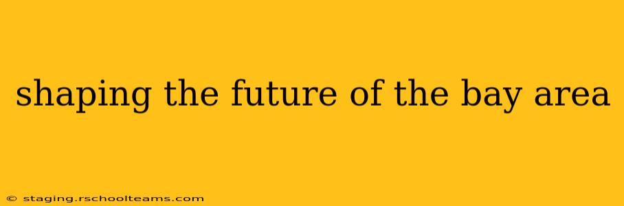 shaping the future of the bay area
