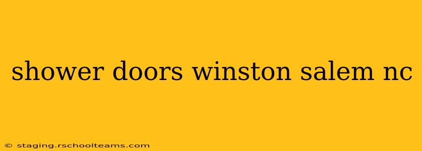 shower doors winston salem nc