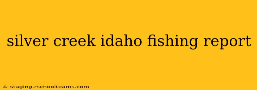 silver creek idaho fishing report