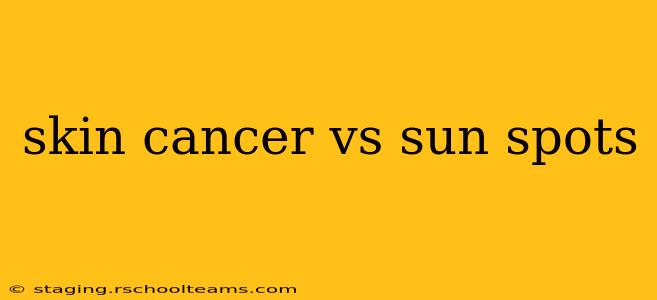 skin cancer vs sun spots