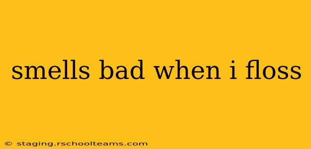 smells bad when i floss