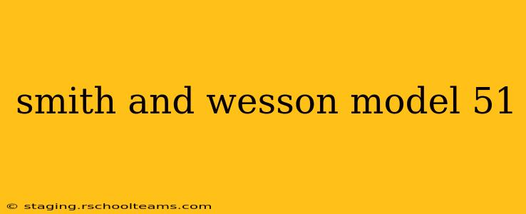 smith and wesson model 51