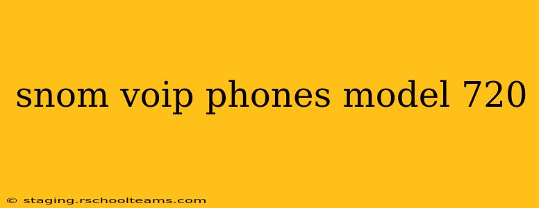 snom voip phones model 720