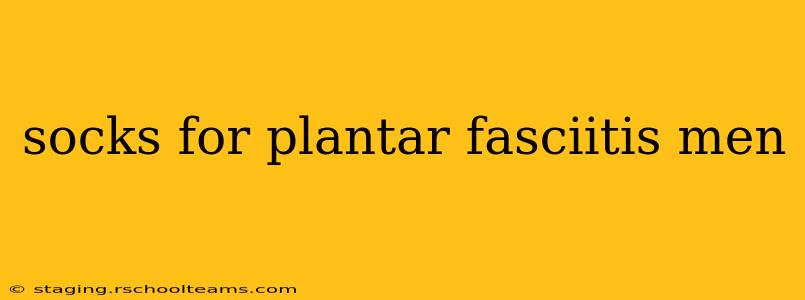 socks for plantar fasciitis men