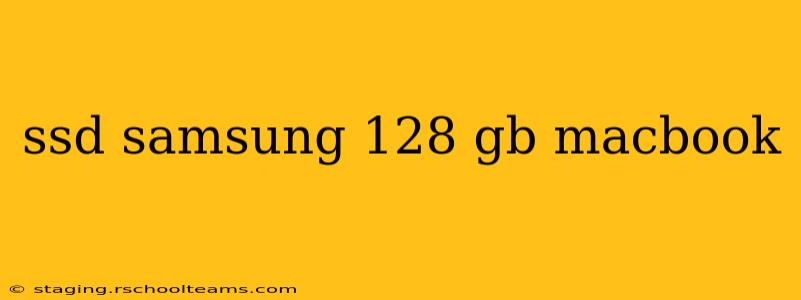 ssd samsung 128 gb macbook