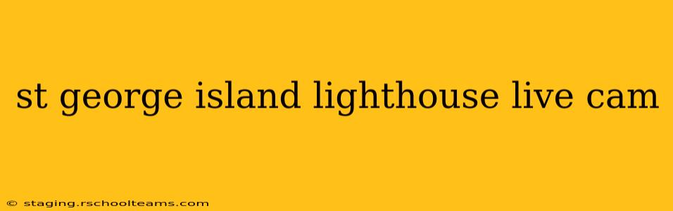 st george island lighthouse live cam