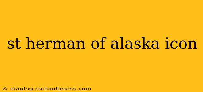st herman of alaska icon