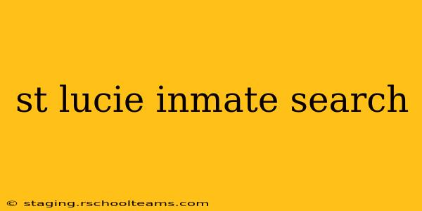 st lucie inmate search