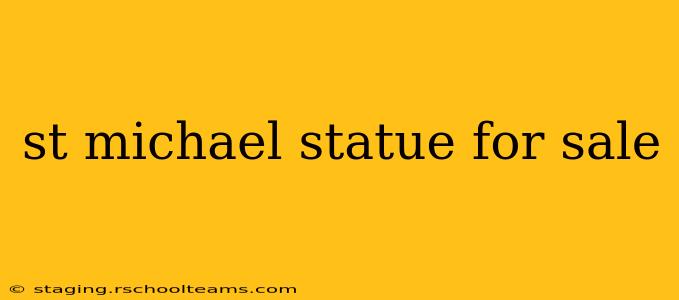 st michael statue for sale