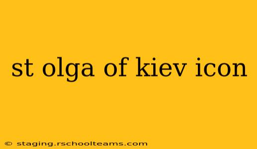 st olga of kiev icon
