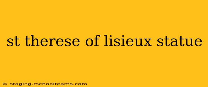 st therese of lisieux statue